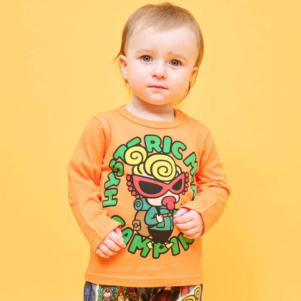 NIGHT TIME FRIENDS&CAMP BEAR 長袖Tシャツ