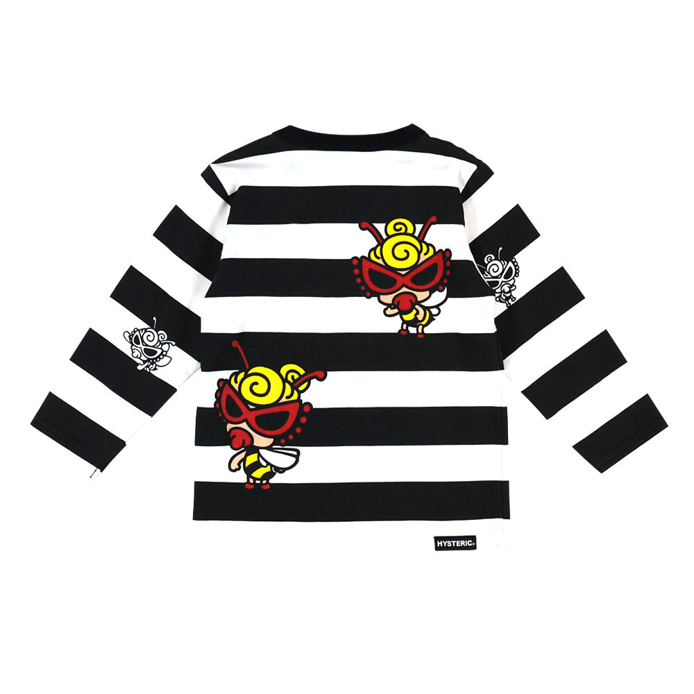 LITTLE BEE ボーダー 長袖Tシャツ