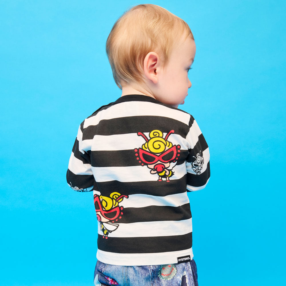 LITTLE BEE ボーダー 長袖Tシャツ