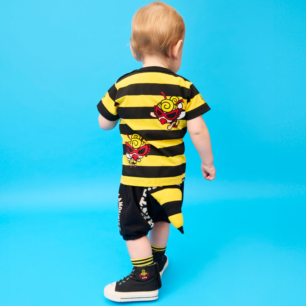 LITTLE BEE ボーダー 半袖Tシャツ