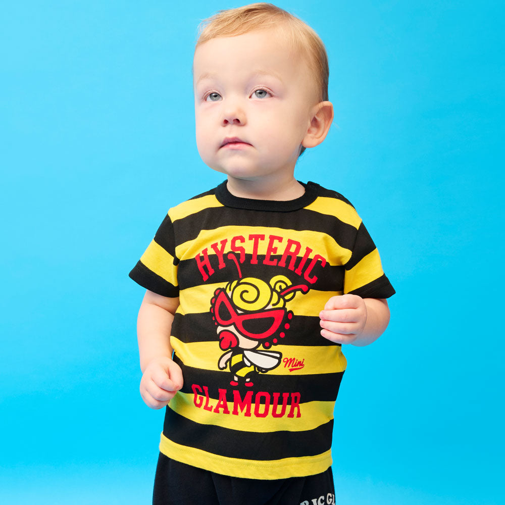 LITTLE BEE ボーダー 半袖Tシャツ