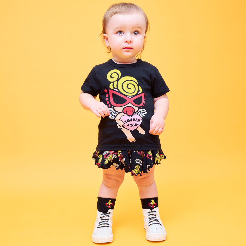 ANGEL MINI 羽付き 半袖Tシャツ