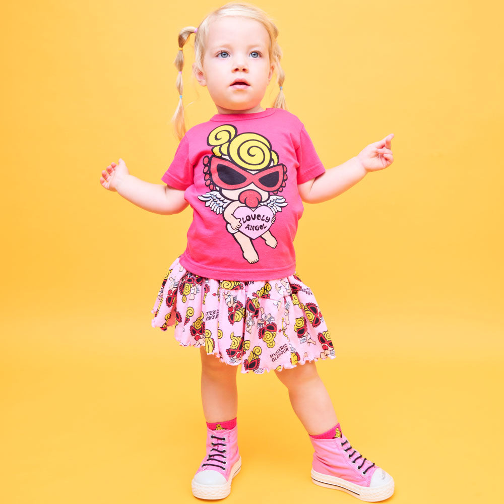 ANGEL MINI 羽付き 半袖Tシャツ