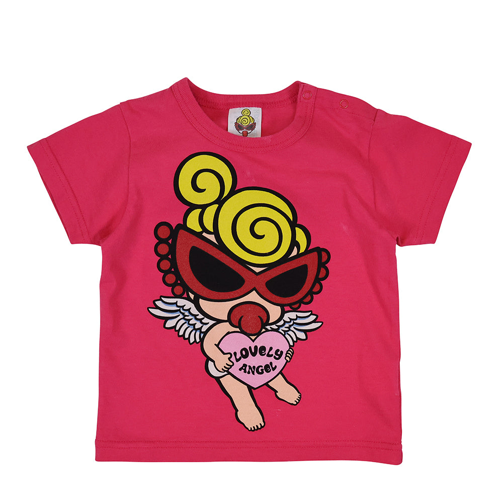 ANGEL MINI 羽付き 半袖Tシャツ