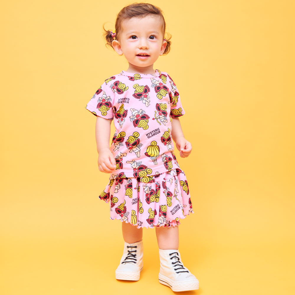 ANGEL MINI総柄 半袖Tシャツ