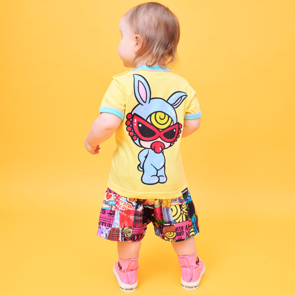 LITTLE BUNNY リンガー半袖Tシャツ