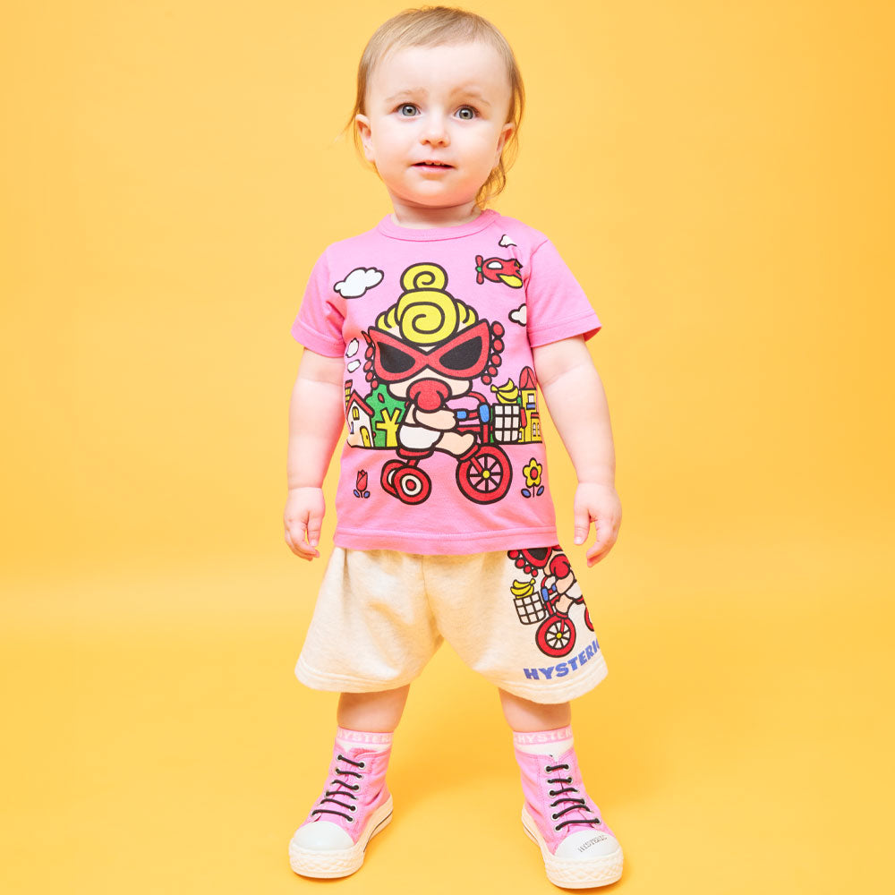 HAPPY DRIVE 裏毛ハーフパンツ