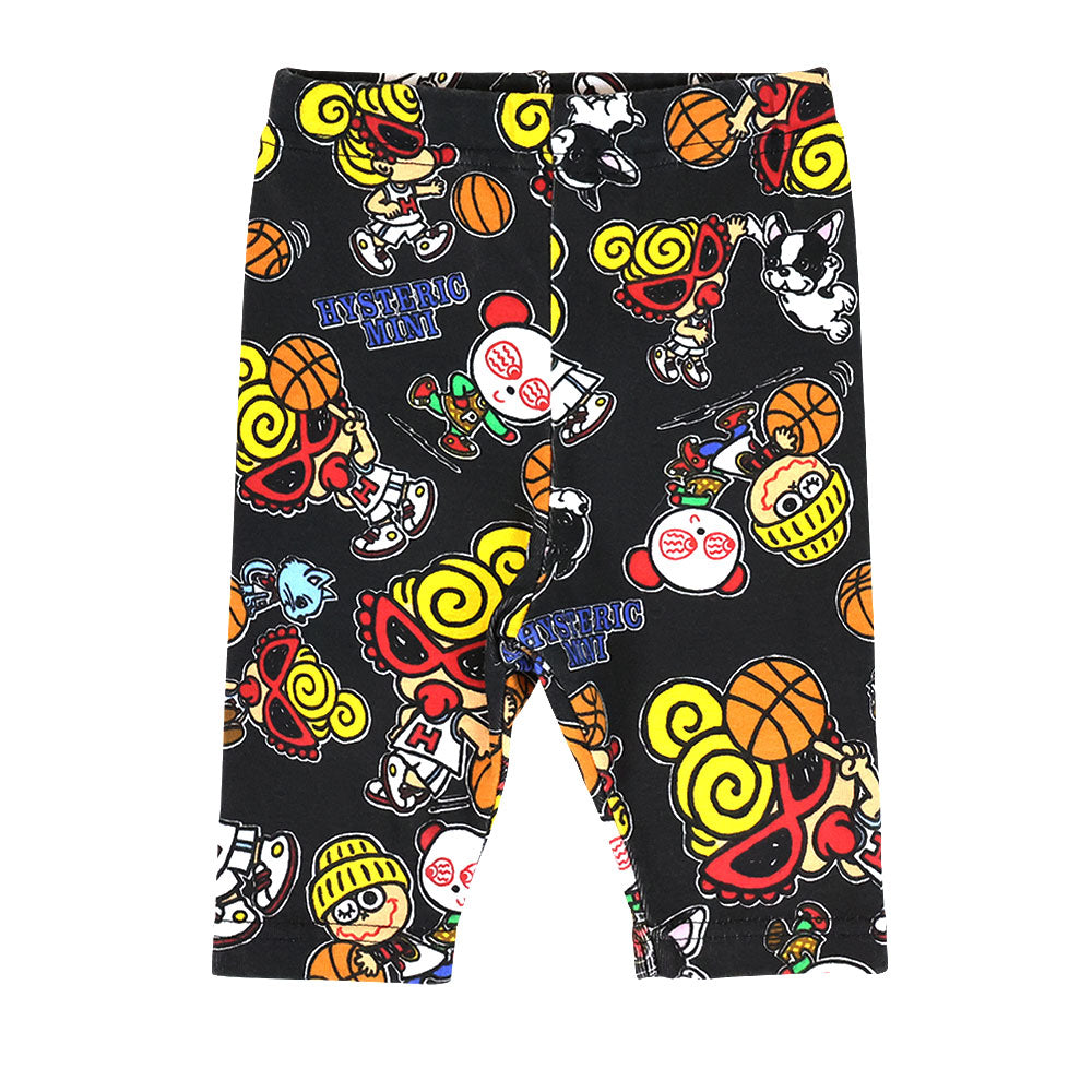 2月予約商品】HYSTERIC MINI HOOPS総柄 5分丈レギンス – Hystericmini