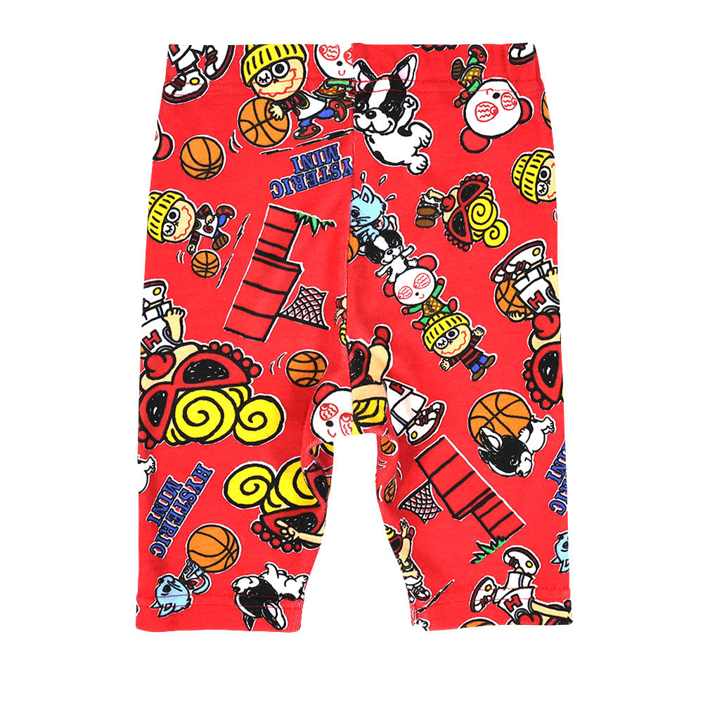 2月予約商品】HYSTERIC MINI HOOPS総柄 5分丈レギンス – Hystericmini