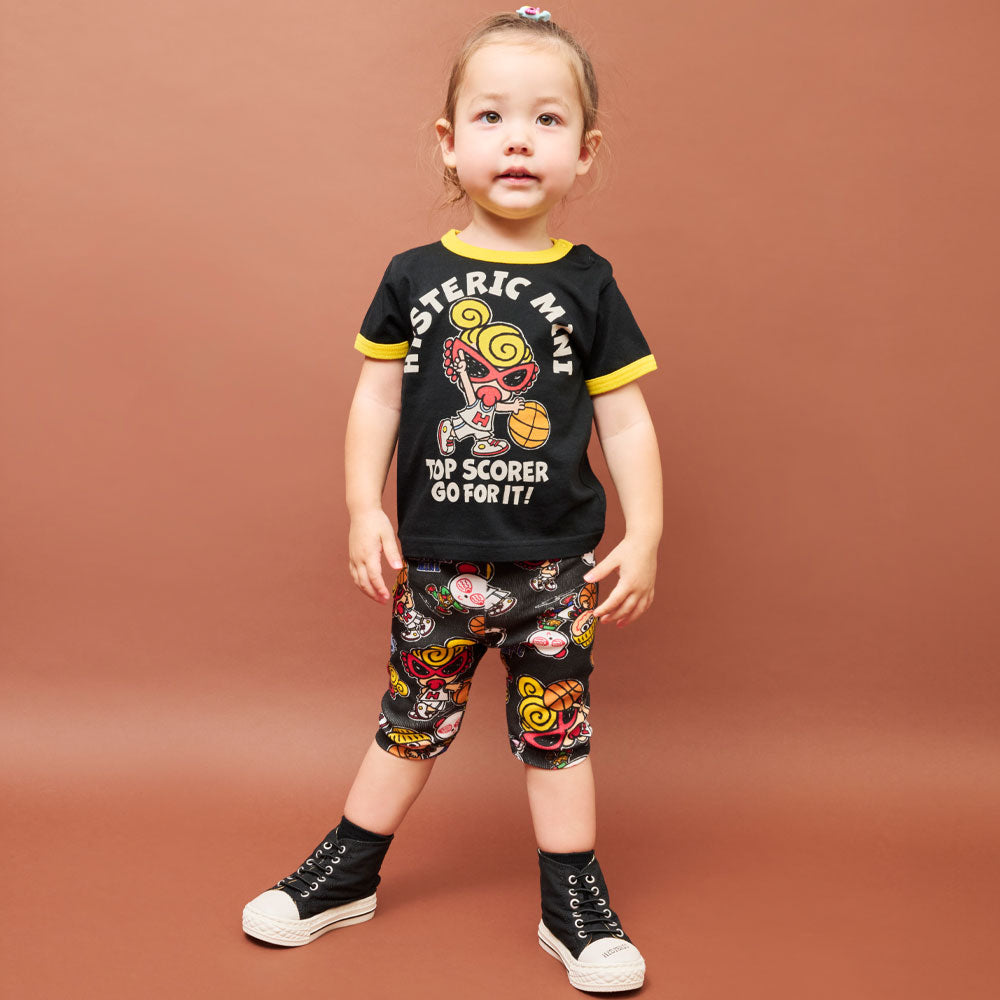 2月予約商品】HYSTERIC MINI HOOPS総柄 5分丈レギンス – Hystericmini