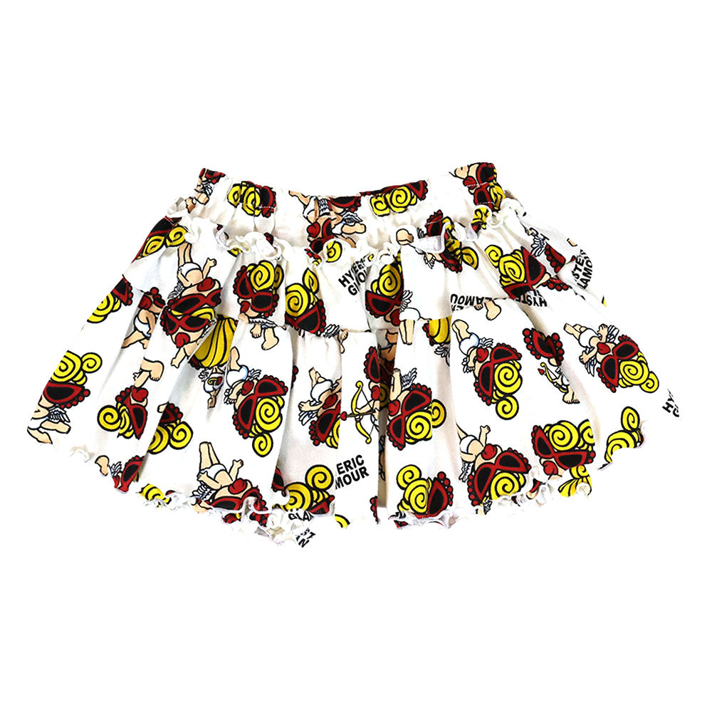 ANGEL MINI総柄 インナーパンツ付き フリルスカート