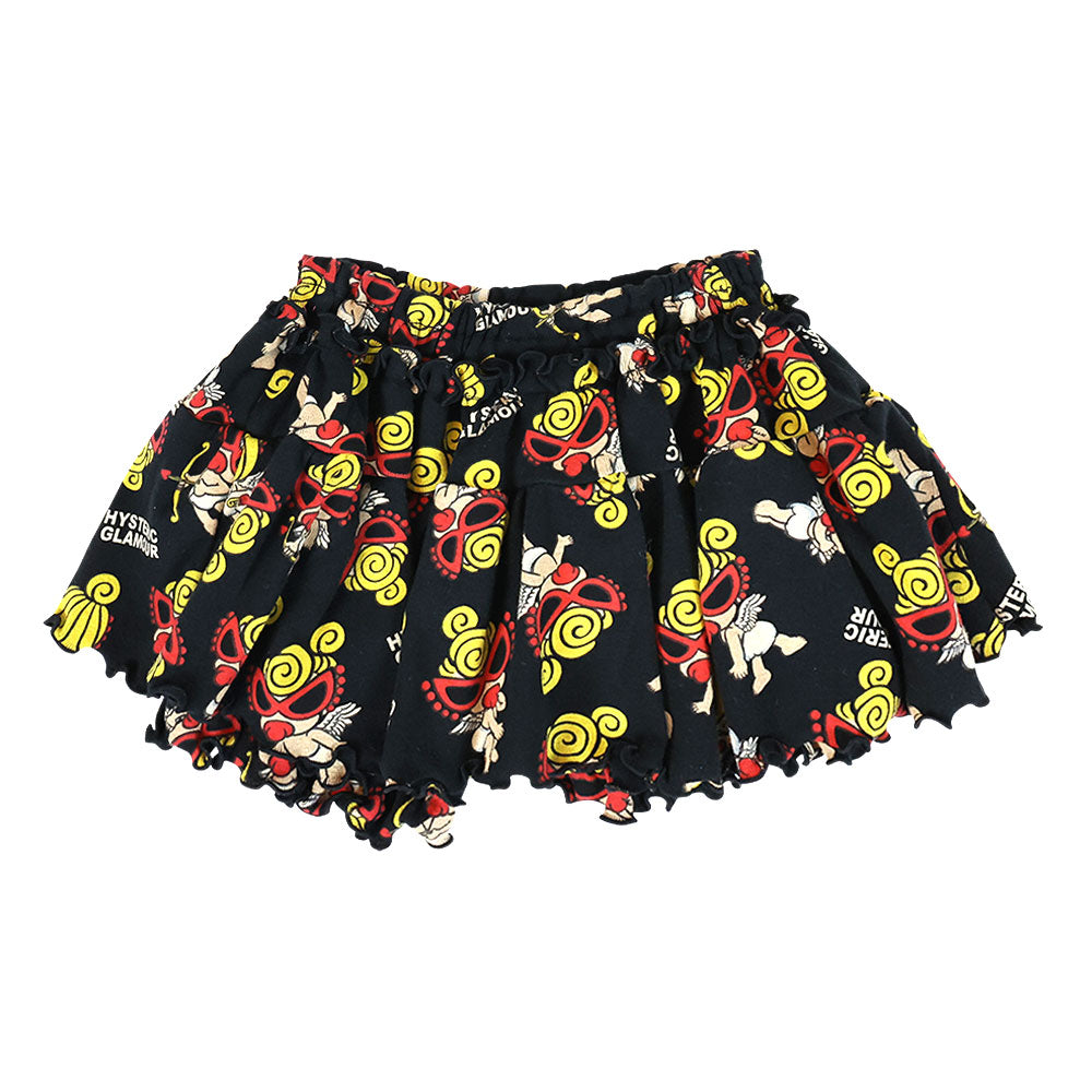 ANGEL MINI総柄 インナーパンツ付き フリルスカート