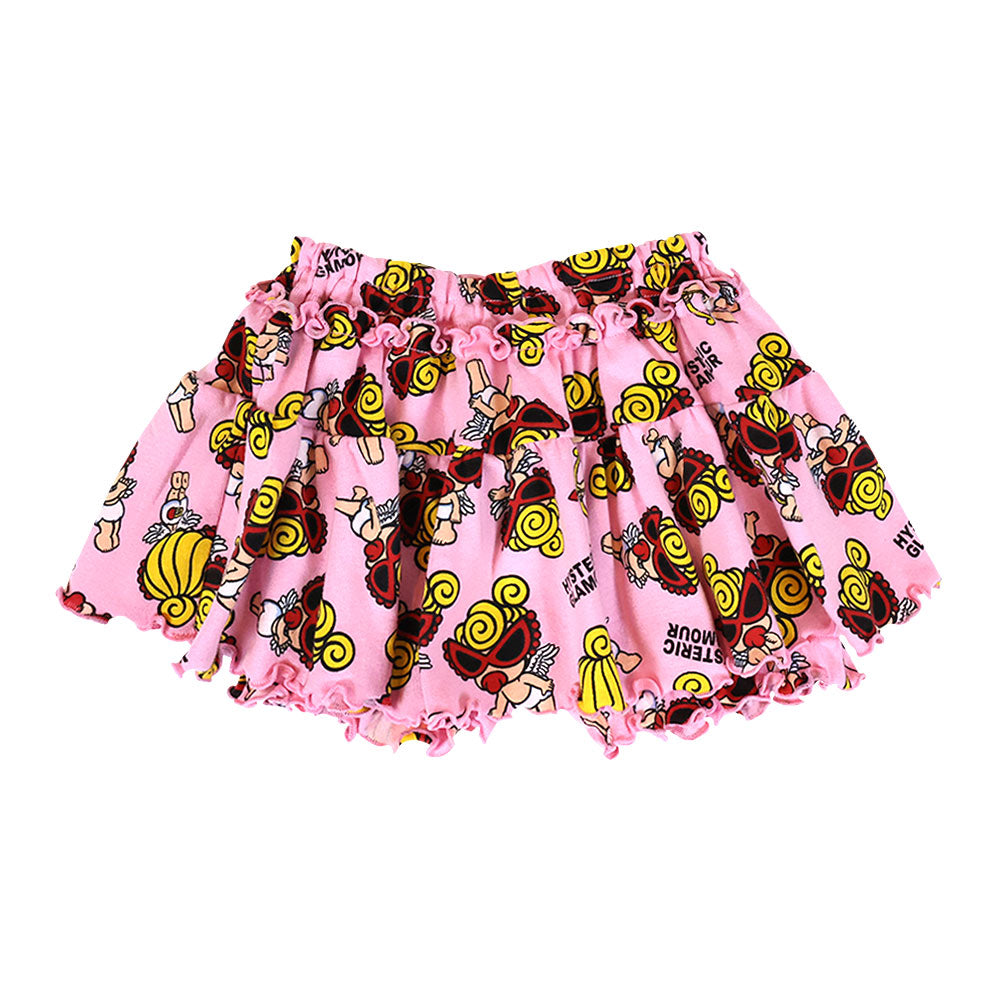 ANGEL MINI総柄 インナーパンツ付き フリルスカート