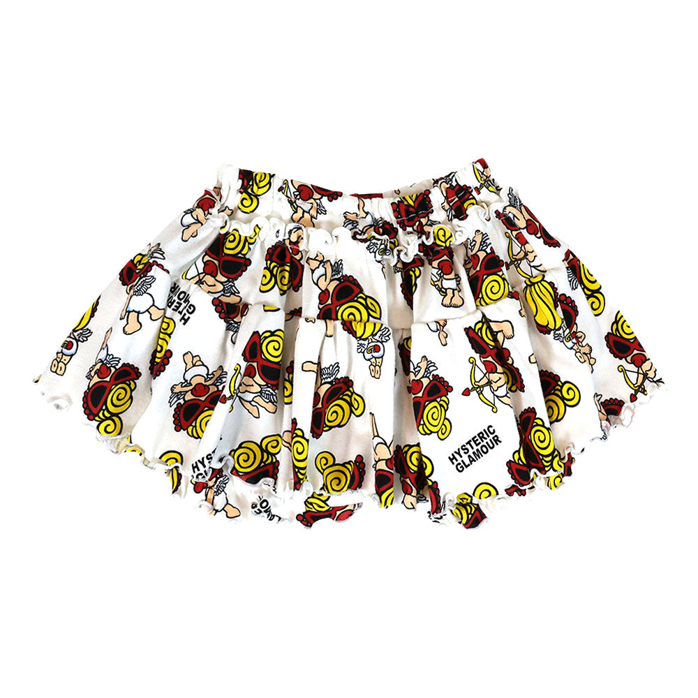 2月予約商品】ANGEL MINI総柄 インナーパンツ付き フリルスカート