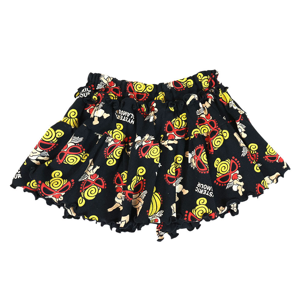 2月予約商品】ANGEL MINI総柄 インナーパンツ付き フリルスカート