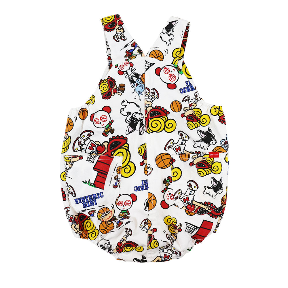 HYSTERIC MINI HOOPS総柄 サロペット