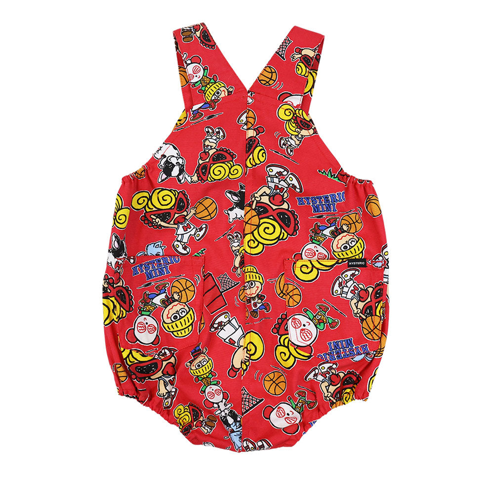 HYSTERIC MINI HOOPS総柄 サロペット