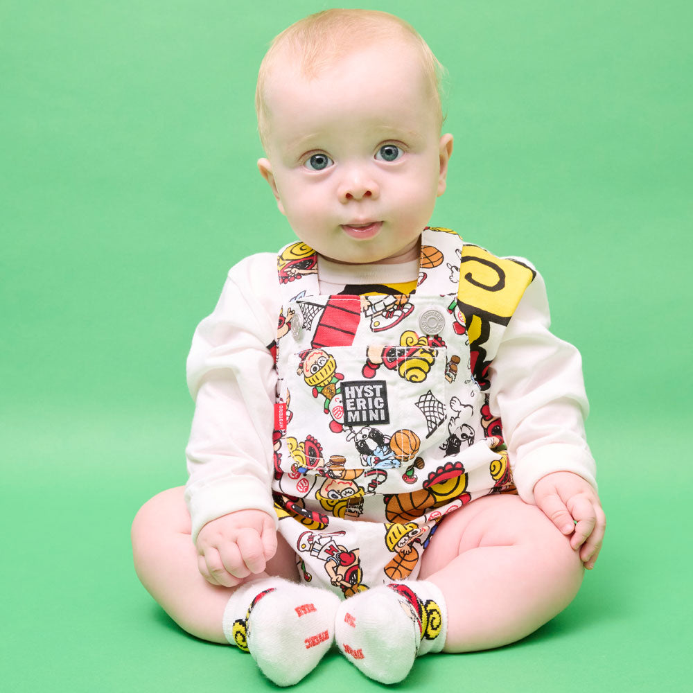 HYSTERIC MINI HOOPS総柄 サロペット