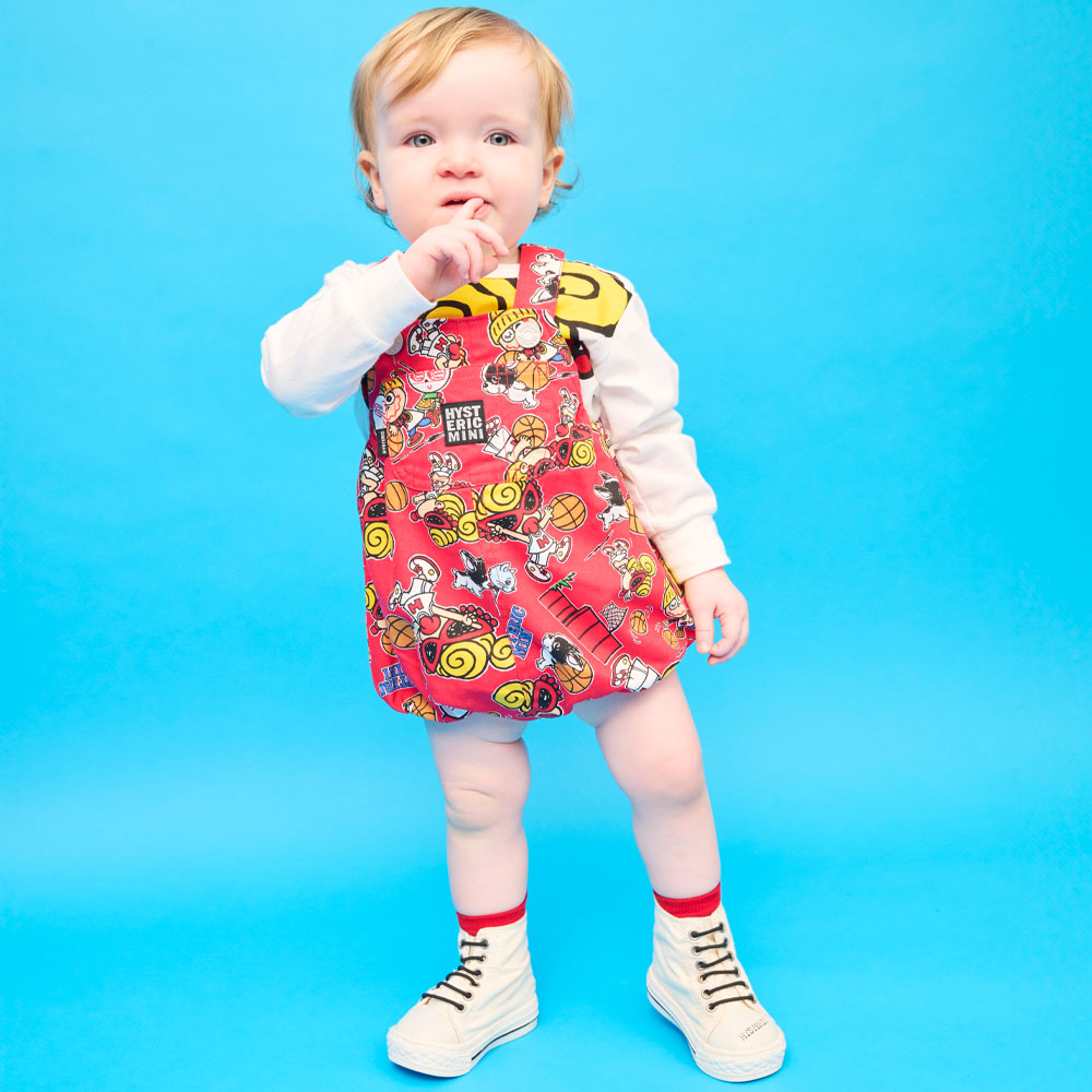 HYSTERIC MINI HOOPS総柄 サロペット