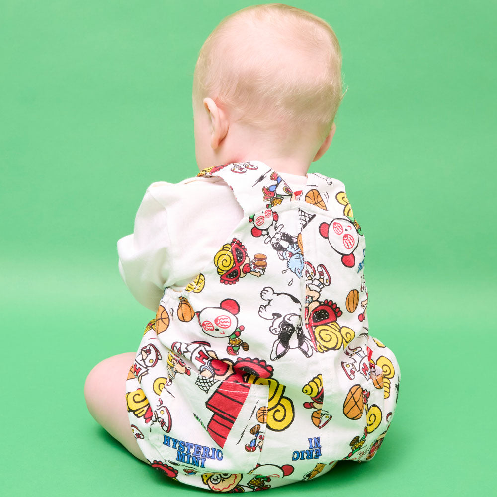 HYSTERIC MINI HOOPS総柄 サロペット