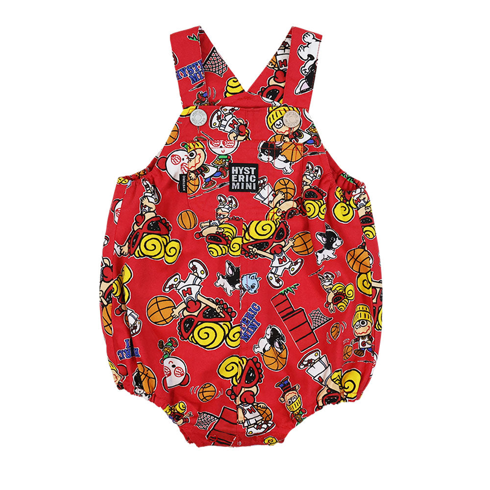 HYSTERIC MINI HOOPS総柄 サロペット