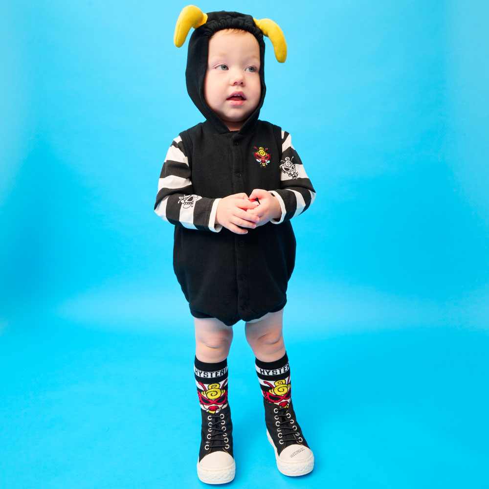 LITTLE BEE 裏毛ロンパース