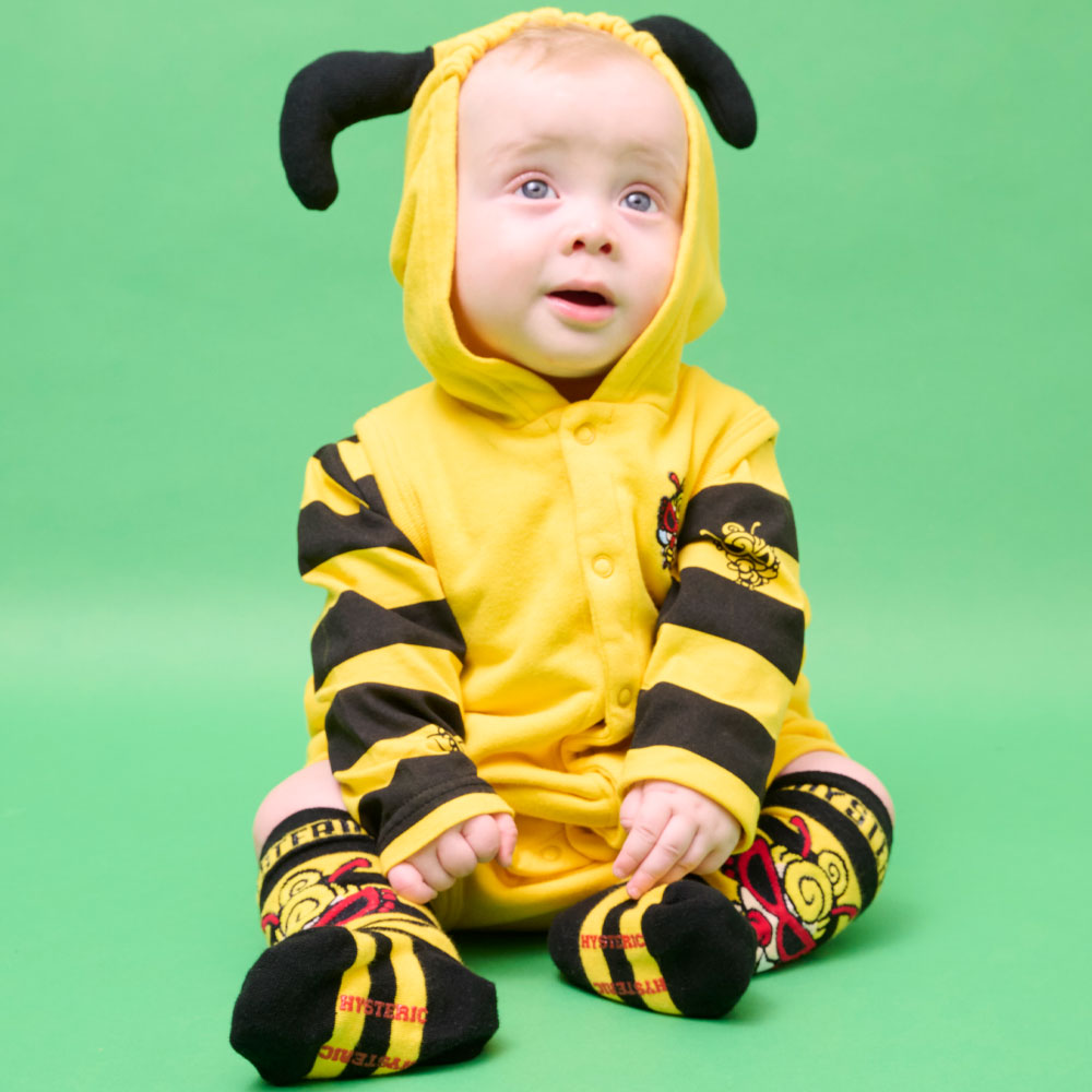 LITTLE BEE 裏毛ロンパース