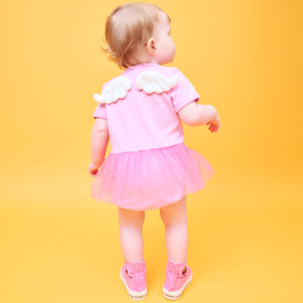 ANGEL MINI 羽付き チュールロンパース