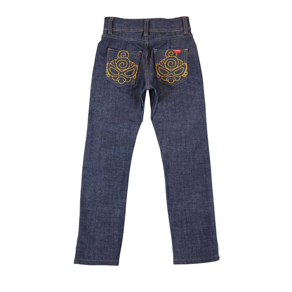 ハイテンションストレッチ DENIMプリント スキニーパンツ