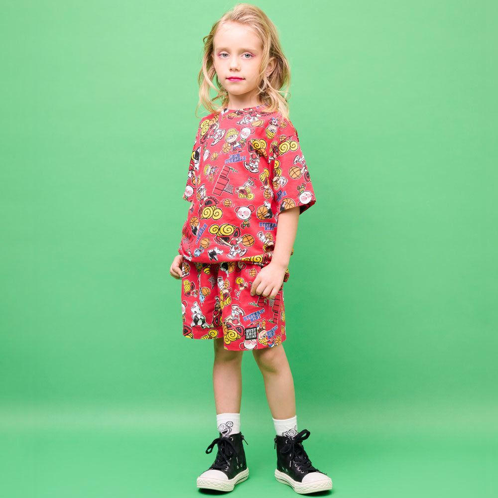 HYSTERIC MINI HOOPS総柄 ハーフパンツ