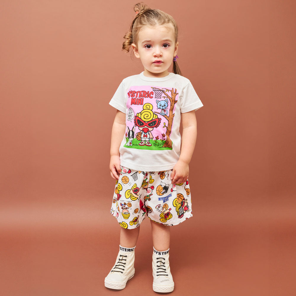 HYSTERIC MINI HOOPS総柄 ハーフパンツ