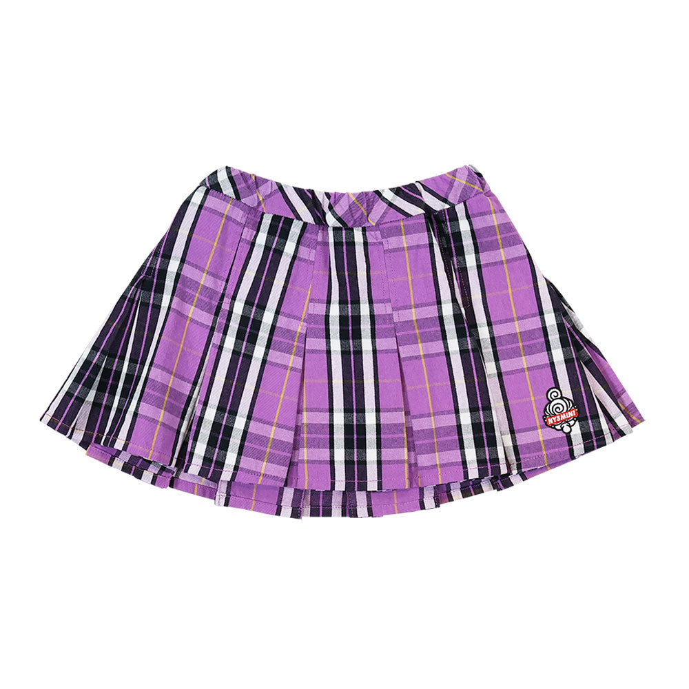 BOX LOGO刺繍 タータンチェック プリーツスカート – Hystericmini