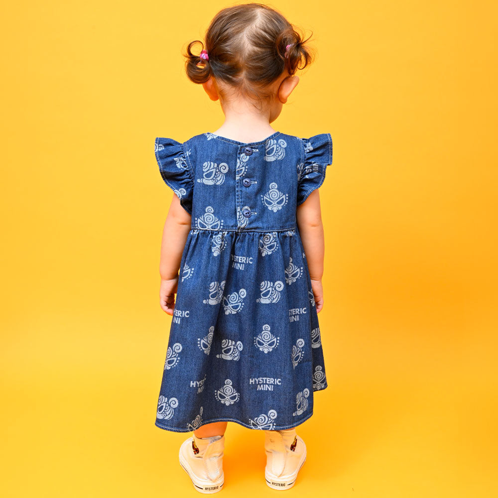 ヒステリックミニ　デニム　ワンピース MINI FACE JQ デニムワンピース – Hystericmini OnlineStore