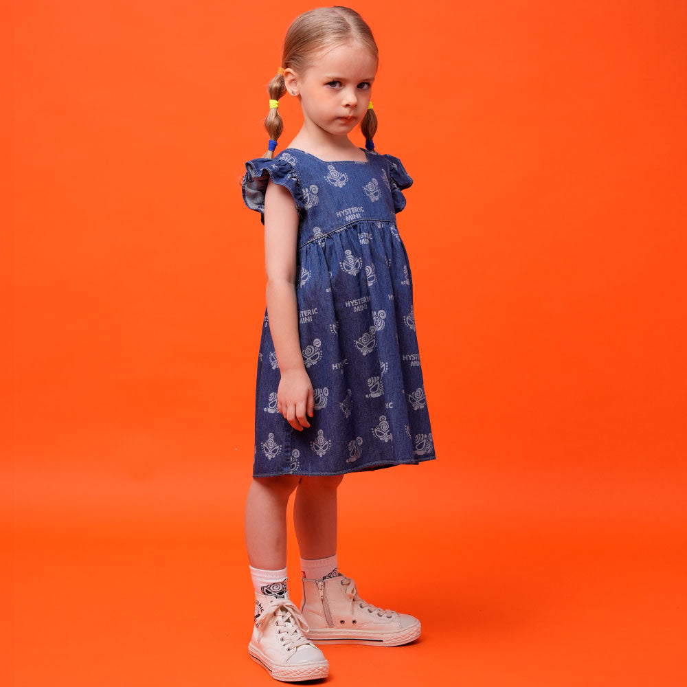 MINI FACE JQ デニムワンピース