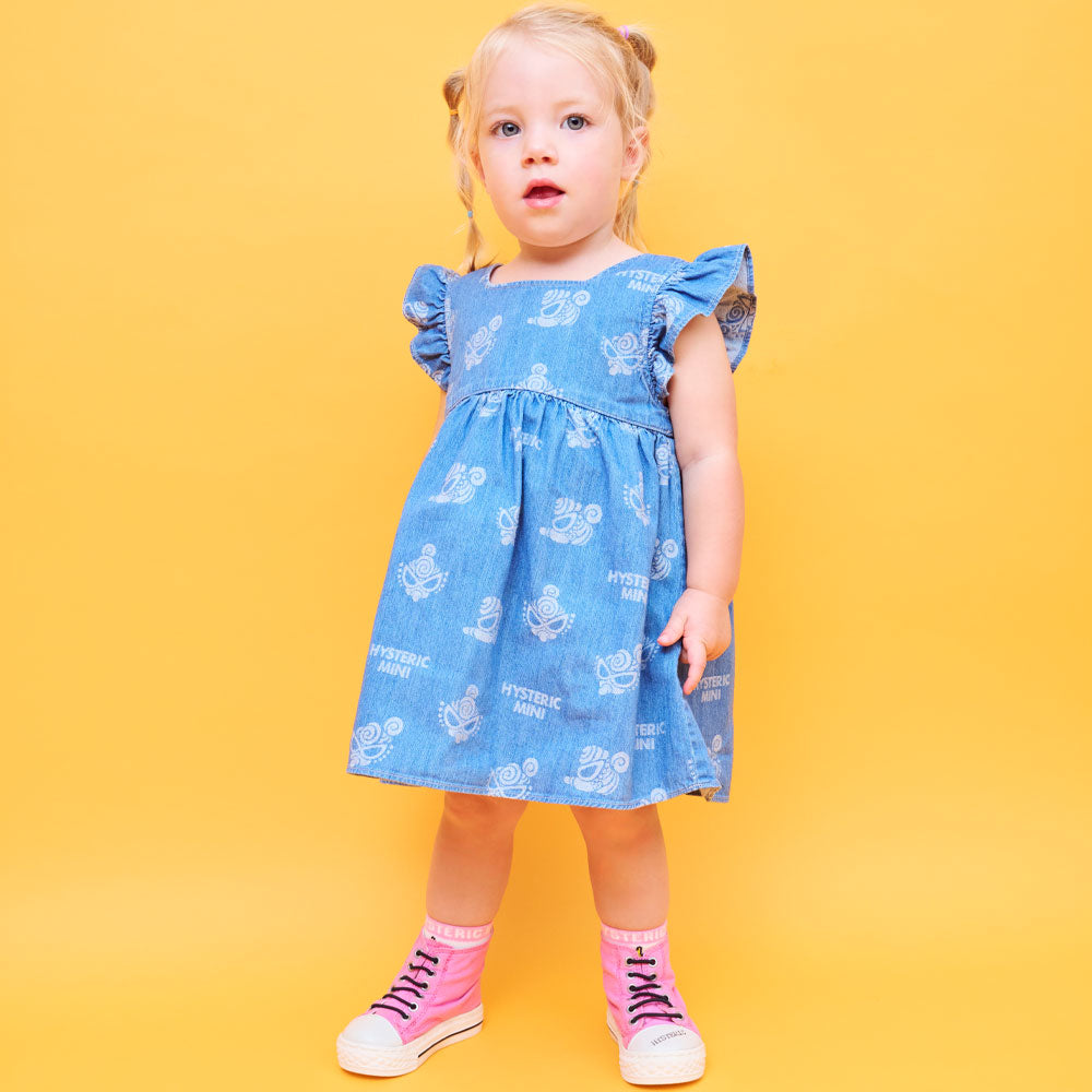 MINI FACE JQ デニムワンピース