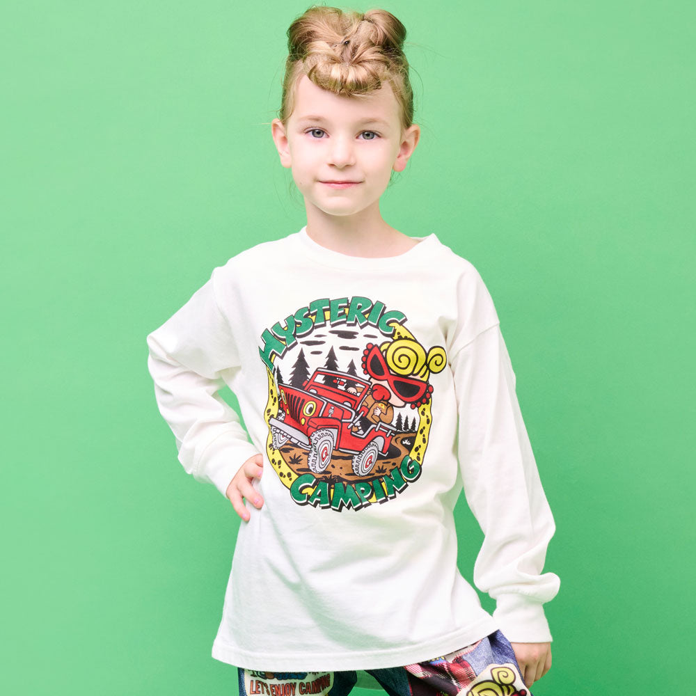 CAMP MINI COMING THROUGH! 長袖Tシャツ
