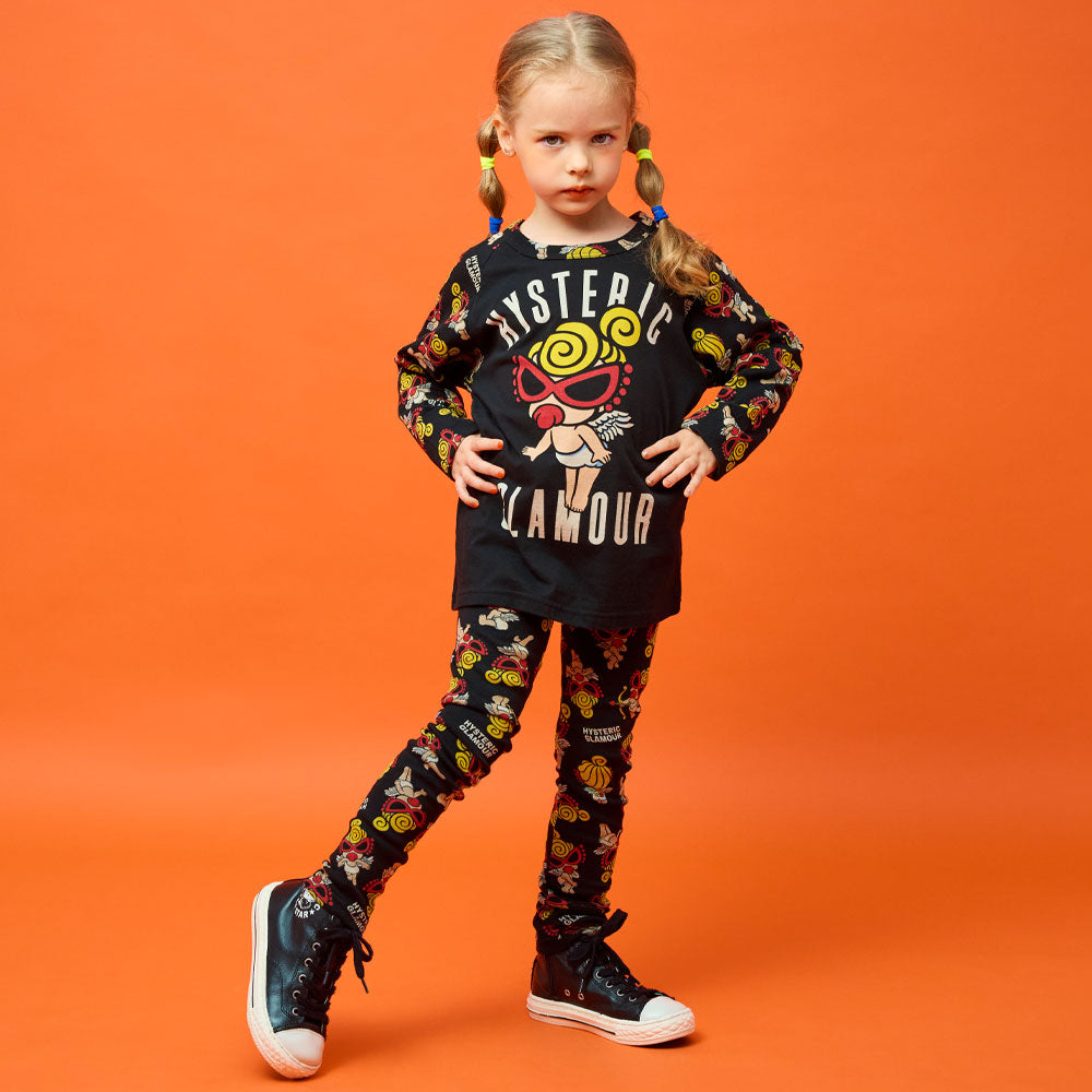 ANGEL MINI ラグラン長袖Tシャツ