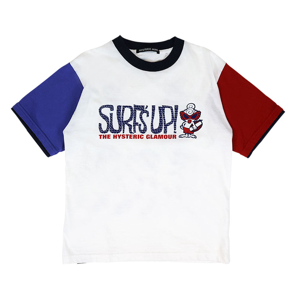 SURF'S UP HYSTERIC! 重ね着風 半袖Tシャツ