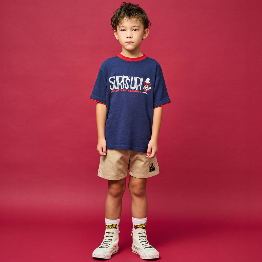 SURF'S UP HYSTERIC! 重ね着風 半袖Tシャツ