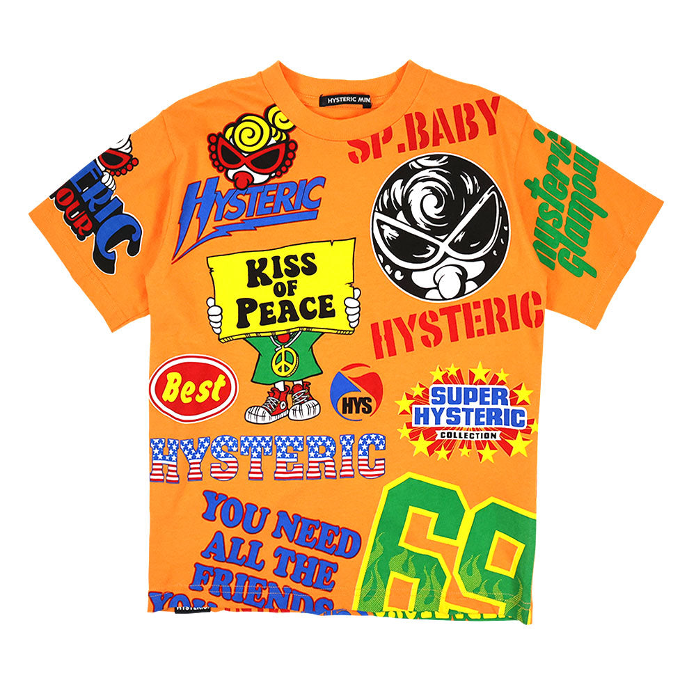 HYSTERIC LOGO MANIAC 半袖Tシャツ