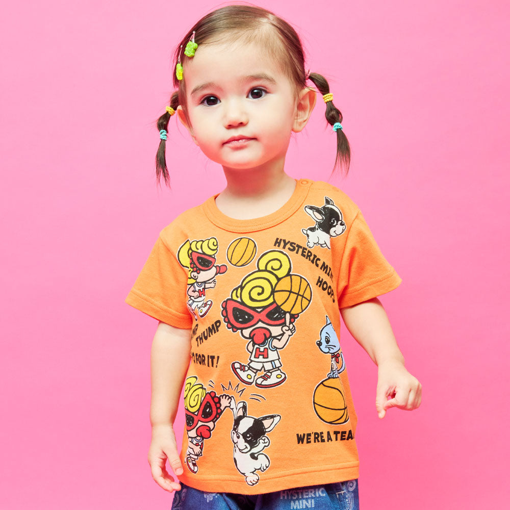 HYSTERIC MINI HOOPS 半袖Tシャツ