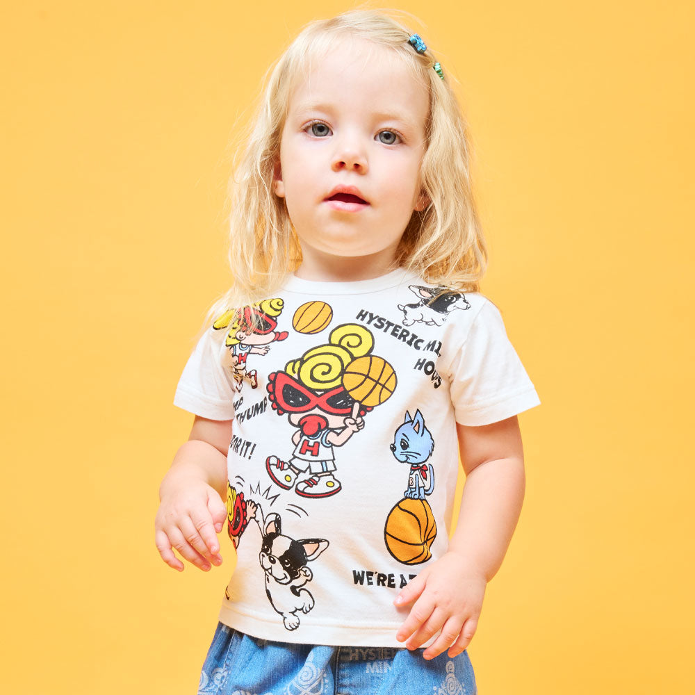 HYSTERIC MINI HOOPS 半袖Tシャツ