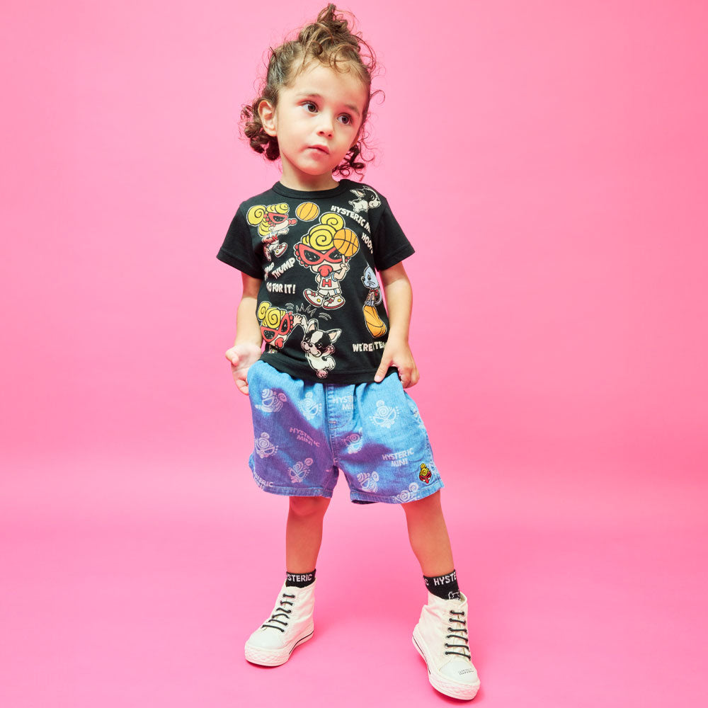 HYSTERIC MINI HOOPS 半袖Tシャツ