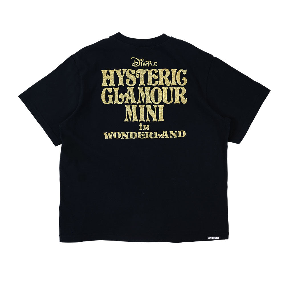HYSTERIC MINI IN WONDERLAND WITH GLITTER LOGO BIG Tシャツ
