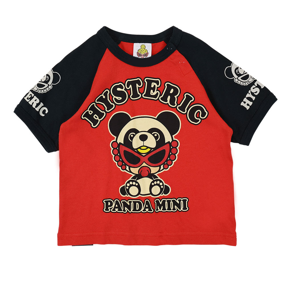 PANDA MINI ラグラン半袖Tシャツ