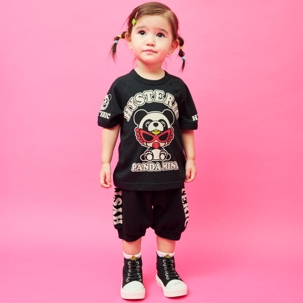 PANDA MINI ラグラン半袖Tシャツ