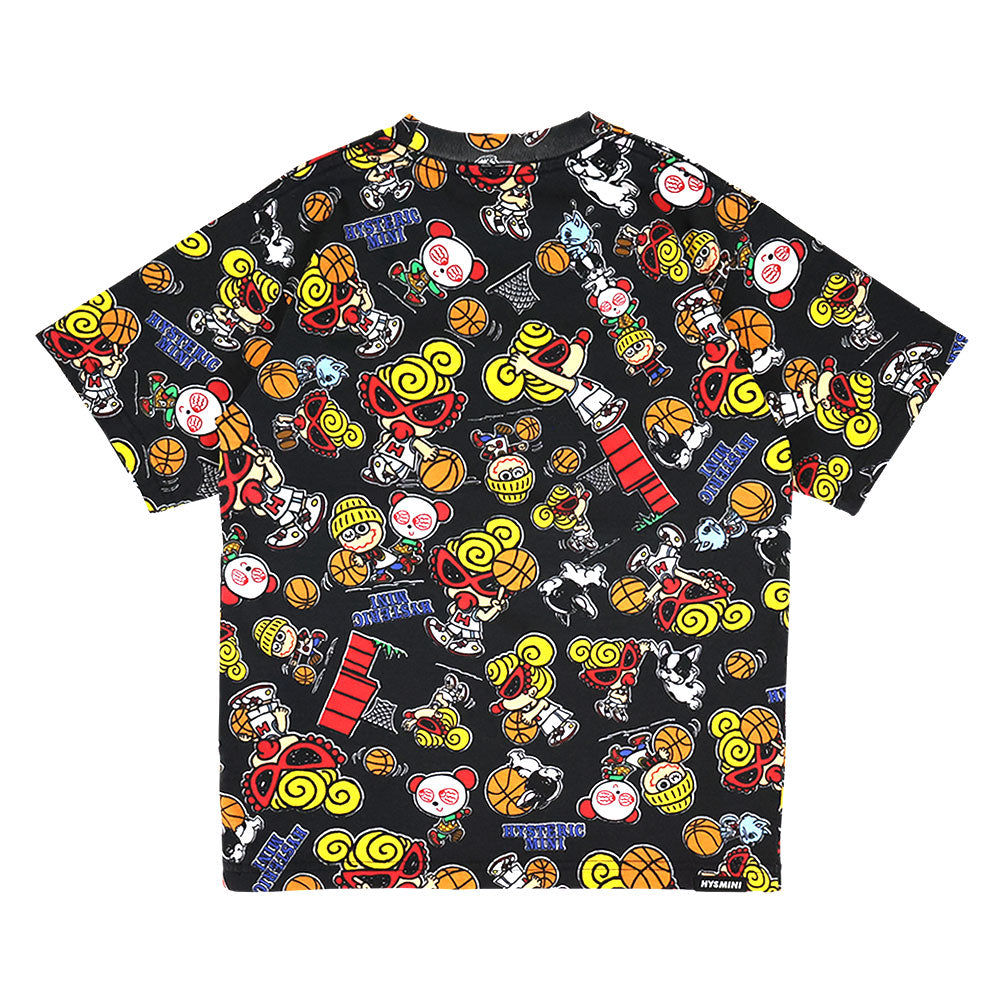 HYSTERIC MINI HOOPS総柄 半袖Tシャツ