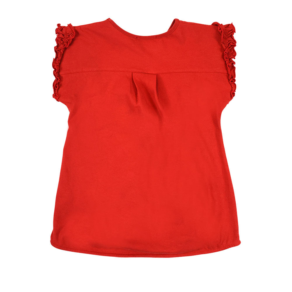 振り向き ANGEL MINI フリルスリーブ Tシャツ