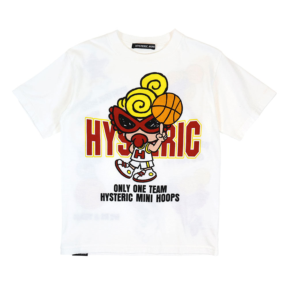 HYSTERIC MINI リトルビー Tシャツ 80 Hystericmini LITTLE BEE 羽付き 半袖Tシャツ 00；ホワイト 16141137