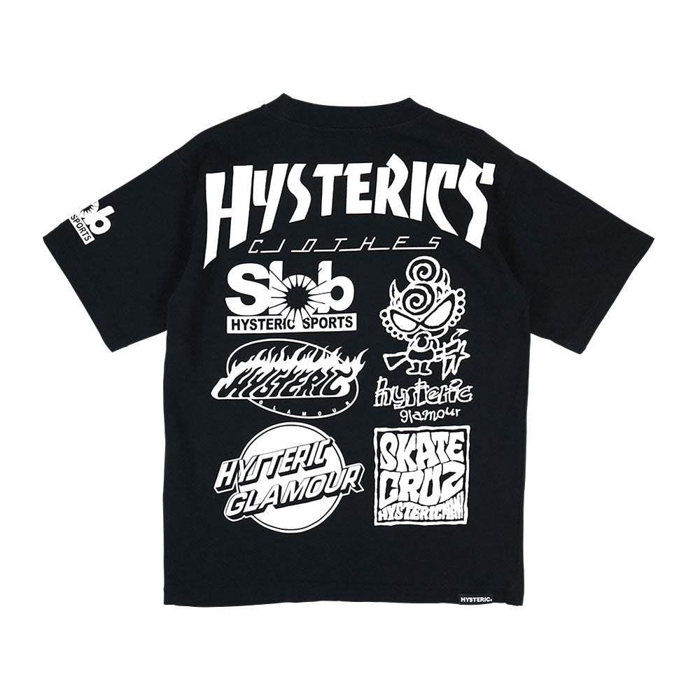 HYSTERIC キャラクター Tシャツ ホワイト SURF HARD 半袖Tシャツ – Hystericmini OnlineStore